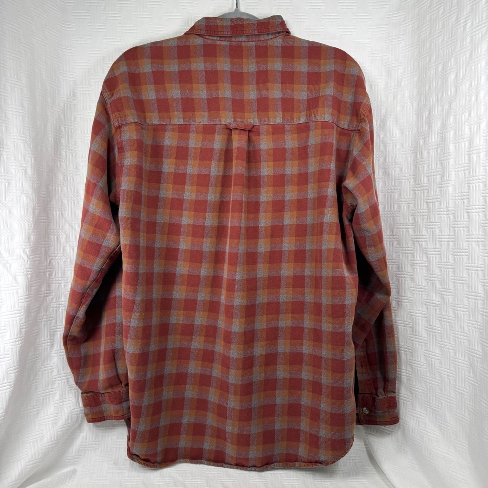 Columbia Plaid Button Up Shirt Mens Large Cotton Long Sleeve / Sku 0229 - Picture 5 of 6